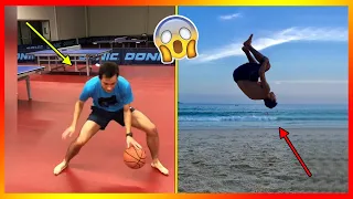 Hugo Calderano will shock you ( backflip, tricshot, basketball, football, rubik's cube and more)