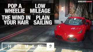 HITMAN 2 Santa Fortuna - "Pop A Wheelie", "Low Mileage", "Plain Sailing" & "The Wind In Your Hair"