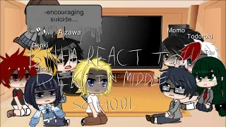 Some of Class 1-A(+ Aizawa and AM) react to Middle School Deku! NO TIK TOKS. Animatics.