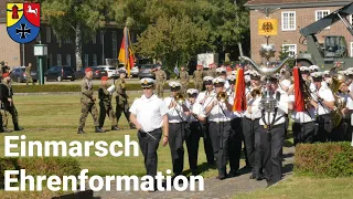 Einmarsch Ehrenformation Logistikbataillon 161 Gelöbnis 07.09.2023 Marinemusikkorps Wilhelmshaven