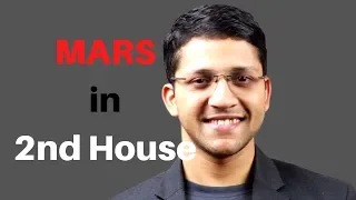 Mars in 2nd house of Vedic Astrology Birth Chart