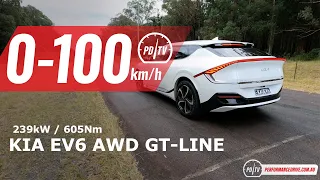 2022 Kia EV6 AWD GT-Line 0-100km/h & motor sound