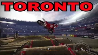 2017 TORONTO - FIRST LAPS - MX vs ATV SUPERCROSS ENCORE - GAMEPLAY