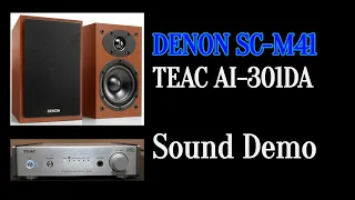 【高音質録音 High quality recoding】DENON SC-M41/TEAC AI-301DA/2 vocal songs.