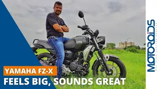 Yamaha FZ-X Review | Big Bike Feel, Bassy Exhaust | Motoroids