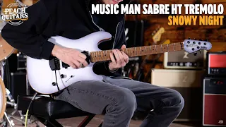No Talking...Just Tones | Music Man Sabre HT Trem | Snowy Night