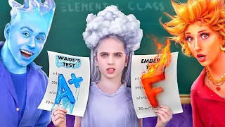 ¡Ember Y Wade De Elementos Tienen Hijos! ¡Trucos Para Padres De Fuego Versus Agua!