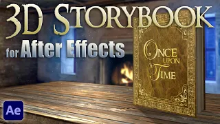 Custom 3D Storybook / Fairy Tale Book Animation - After Effects