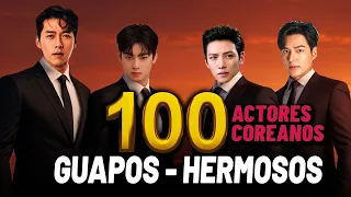 100 Actores Coreanos MÁS GUAPOS y HERMOSOS 2024