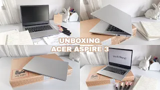 unboxing acer aspire 3💻| budget laptop for students | Philippines