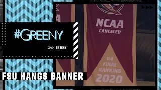 Reacting to the bizarre banner hanging in FSU's arena 😳| #Greeny