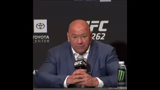 Dana white reaction after Charles Oliveira fight