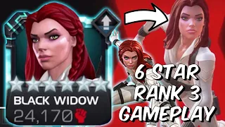 6 Star Rank 3 Black Widow Act 6 & 7 Gameplay! - Max Potential God Mode - Marvel Contest of Champions
