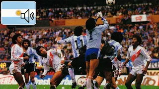 Argentina vs. Peru | MEXICO '86 | FIFA World Cup Qualifier (30-6-1985) [ARGENTINE BROADCAST]