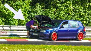 Nürburgring TECHNICAL Defects, Fails, CRAZY BMW Drivers Nordschleife Touristenfahrten 06 08 2023