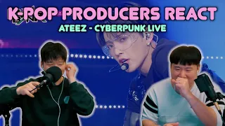 Musicians react & review ♡ ATEEZ - Cyberpunk LIVE