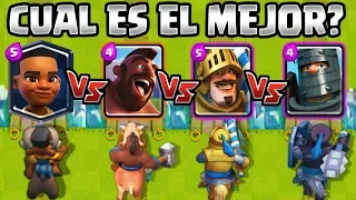 CUAL ES EL MEJOR JINETE? | OLIMPIADAS de JINETES | RETO CLASH ROYALE | 1vs1 | NUEVO MONTACARNEROS