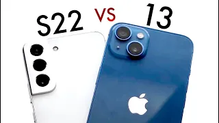 Samsung Galaxy S22 Vs iPhone 13 CAMERA TEST! (Photo Comparison)