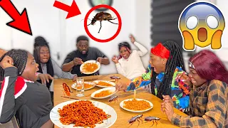 HILARIOUS COCKROACH PRANK ON MY FAMILY!!  *SUCH A BAD IDEA*