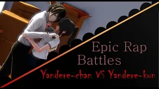 【MMD】Epic Rap Battles of Academi  | Yandere-chan VS Yandere-kun