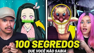 Vimos 100 SEGREDOS de DEMON SLAYER que não sabiamos