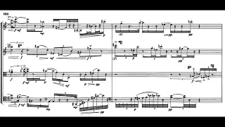 Elliott Carter - String Quartet No. 4 (1986) [with score]