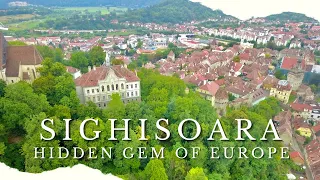 SIGHISOARA by drone | Transylvania, Romania | 4K