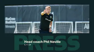 "We just got to find the right blend to get the right result" | Phil Neville on facing MN