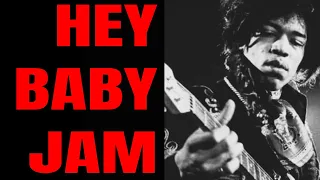 Hey Baby Jam Jimi Hendrix Style Backing Track (A Minor)