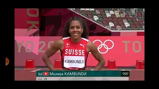 women's 100m round 1 heat 2 world athletics championships Tokyo 2020