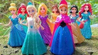 Disney Princess Doll Makeover ~ DIY Miniature Ideas for Barbie - Wig, Dress, Faceup, and More! DIY