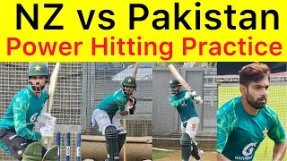 Pak batters hits 6s in nets | Pakistan team practice Session | 1st T20 vs New Zealand at Auckland