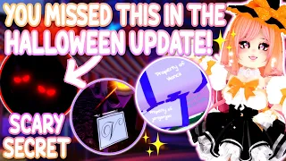 🍂SECRETS You MISSED In The NEW HALLOWEEN UPDATE 👑Royale High Tea Spill New Updates