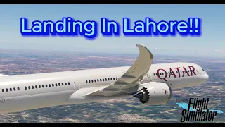 Qatar Airways Landing in Lahore Pakistan #pakistan #lahore #doha