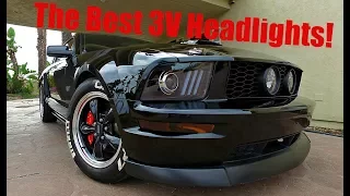 Raxiom DRL Projector Headlight Review, Unboxing, and Installation (05-09 Mustangs)