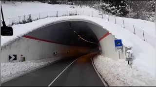 Road going  to Livigno