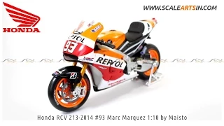 Honda RCV 213 #93 Marc Marquez 2014 Repsol team 1:10 by Maisto diecast scale model scaleartsin