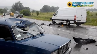 На Золочівщині сталася страшна ДТП за участю чотирьох автомобілів