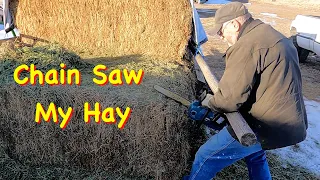 Who Feeds Hay With a Chain Saw?  | Engels Coach Shop