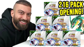 OPENING 216 POKEMON CARDS BOOSTER PACKS! (6 Boxes)