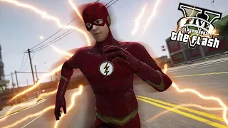 The Flash Super-Sonic Punch Crimes! Season 5 Suit(GTA 5 Flash Mod)