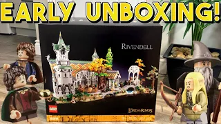 I Got The LEGO Lord Of The Rings D2C 10316 Rivendell Set EARLY! UNBOXING! 15 MINIFIGURES!!!