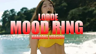 Mood Ring - Lorde (Instrumental Karaoke) [KARAOK&J]