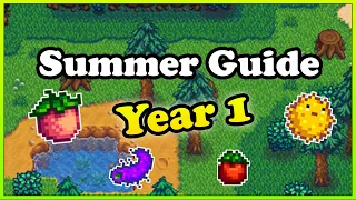 Full Guide for your First Summer - Stardew Valley