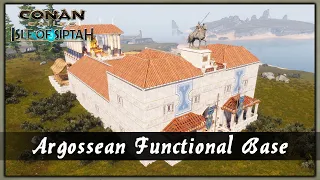 HOW TO BUILD A FUNCTIONAL ARGOSSEAN BASE [SPEED BUILD] - CONAN EXILES