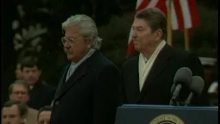 President Reagan's Remarks at State Arrival for President Febres-Cordero on January 14, 1986