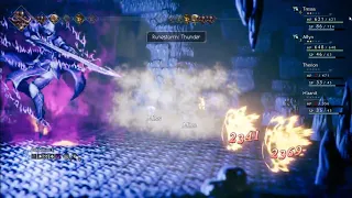 Octopath Traveler Balogar the Runelord Boss very low level (11)