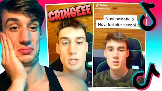 Reakcija na moje stare TikTok videe...*ZELO ZELO CRINGE*