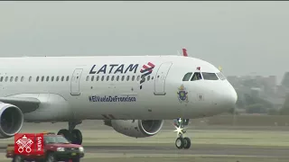 Papa Francesco partenza Cile arrivo Peru 2018 01 18