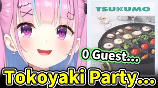 Aqua got Takoyaki Party, but gets sad because she has no one to have party with【Hololive/Eng sub】